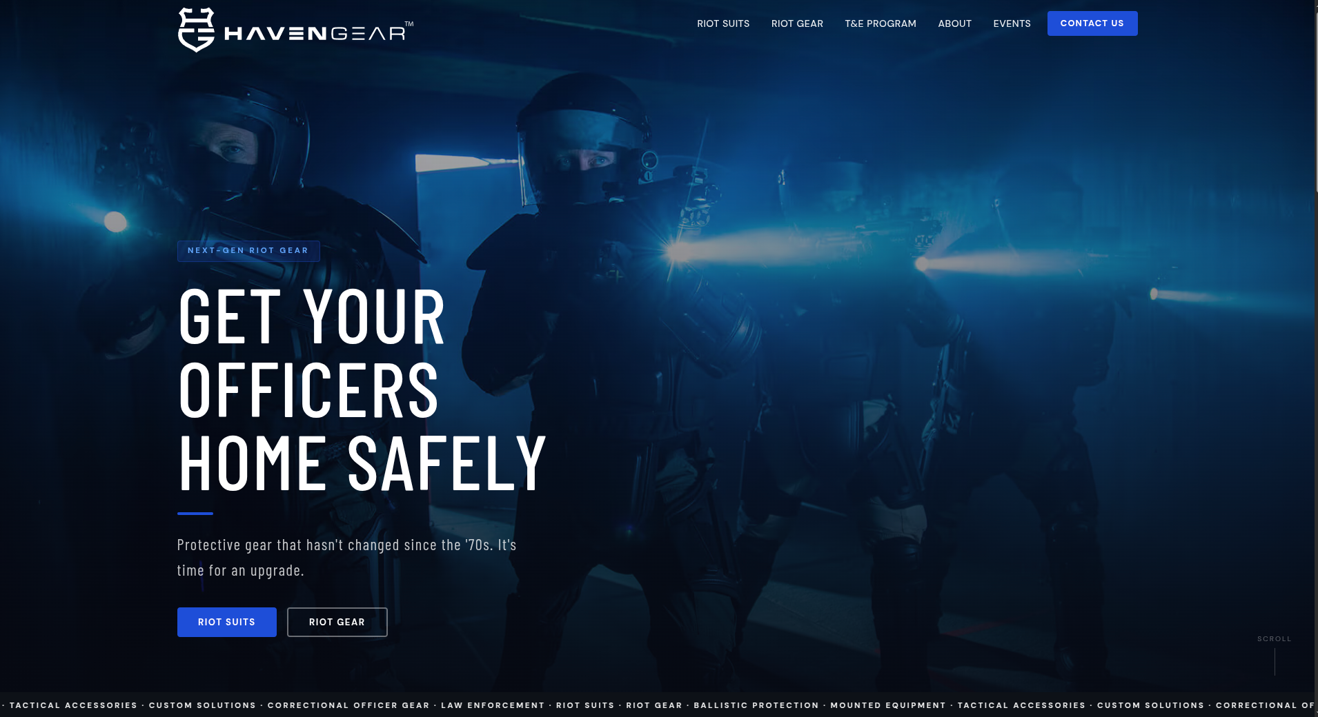 Haven Gear desktop screenshot